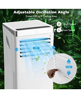 Vebreda 10000 Btu 3-in-1 Portable Air Conditioner with Remote Control