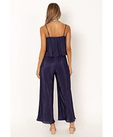 Petal and Pup Women's Jillian Plisse Jumpsuit