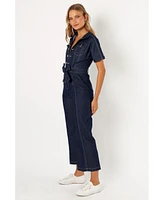 Demi Contrast Stitch Jumpsuit