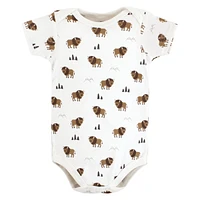 Hudson Baby Boys Cotton Bodysuits