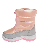 Avalanche Little and Big Girls Slip-Resistant Waterproof Snow Boots