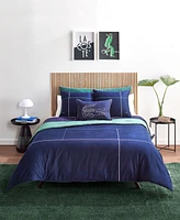 Lacoste Home Court Lines 3-Pc. Comforter Set
