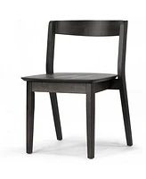 Glamour Home 29.53" Astor Rubberwood Dining Chair