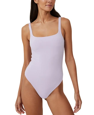 Cotton On Women's Soft Lounge Square Neck Bodysuit