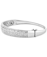 Effy Diamond Openwork Bangle Bracelet (3-1/20 ct. t.w.) in 14k White Gold