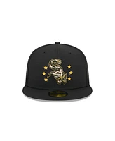 New Era Men's Black Chicago White Sox 2024 Armed Forces Day On-Field 59FIFTY Fitted Hat
