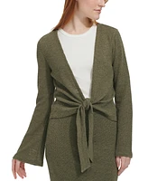 Andrew Marc Sport Women's Tie-Front Bell-Sleeve Cardigan