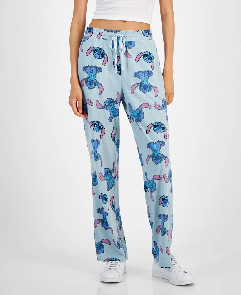 Disney Juniors' Stitch Drawstring Lounge Pants