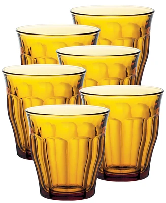 Duralex Picardie Amber Tumbler 10 3/8 Oz. - Set Of 6