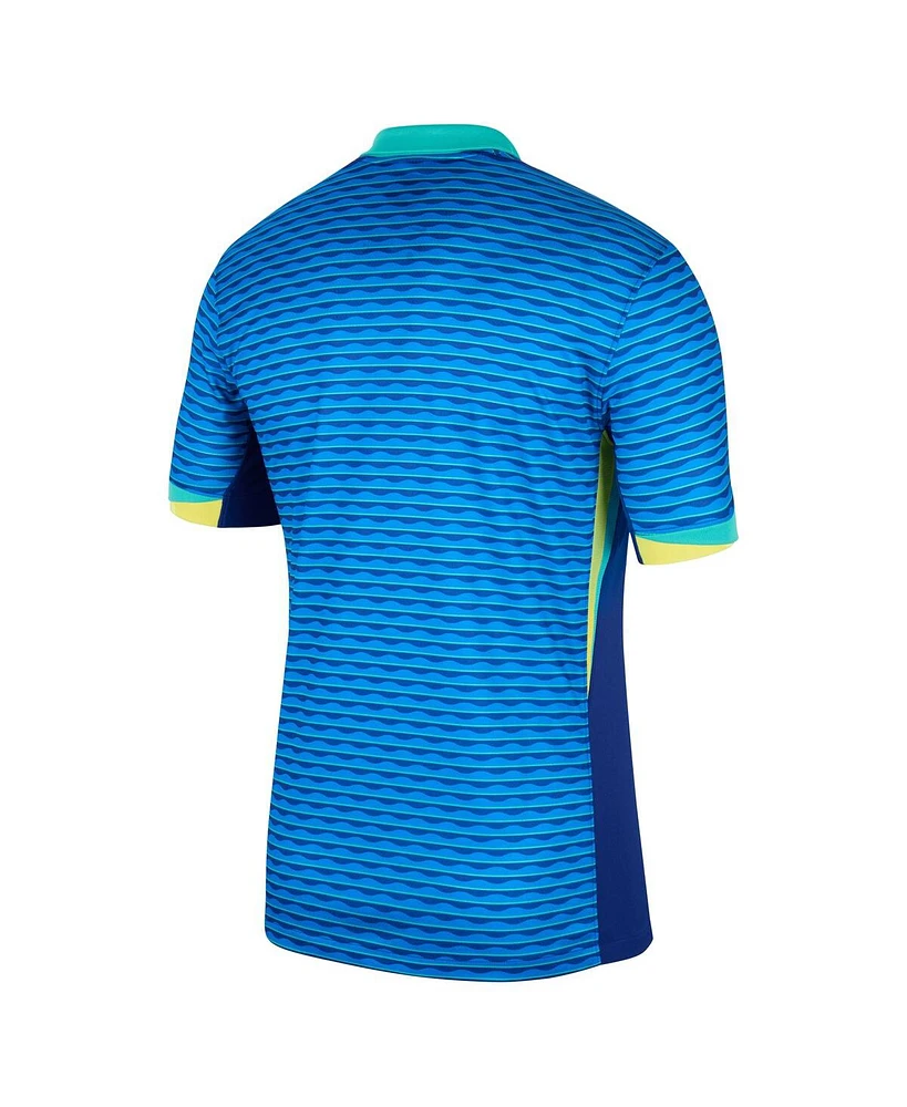 Nike Men's Blue Brazil National Team 2024 Away Stadium Replica Jersey