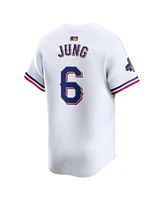 Nike Men's Josh Jung White Texas Rangers 2024 Gold Collection Limited Player Jersey