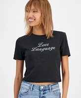 Grayson Threads, The Label Juniors' Love Language Baby Tee