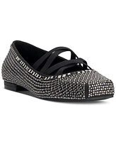 Jessica Simpson Women's Otessa Rhinestone Mary-Jane Ballet Flats