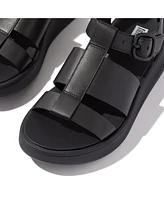 FitFlop Women's F-Mode Leather Flatform Fisherman Sandals