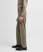 Mango Men's Stretch Fabric Slim-Fit Suit Pants