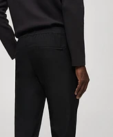 Mango Men's Solotex Slim-Fit Pants