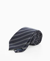 Mango Men's Stain-Resistant Striped Tie