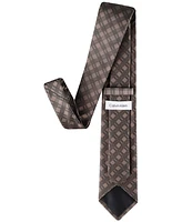 Calvin Klein Men's Double-Rail Grid Tie