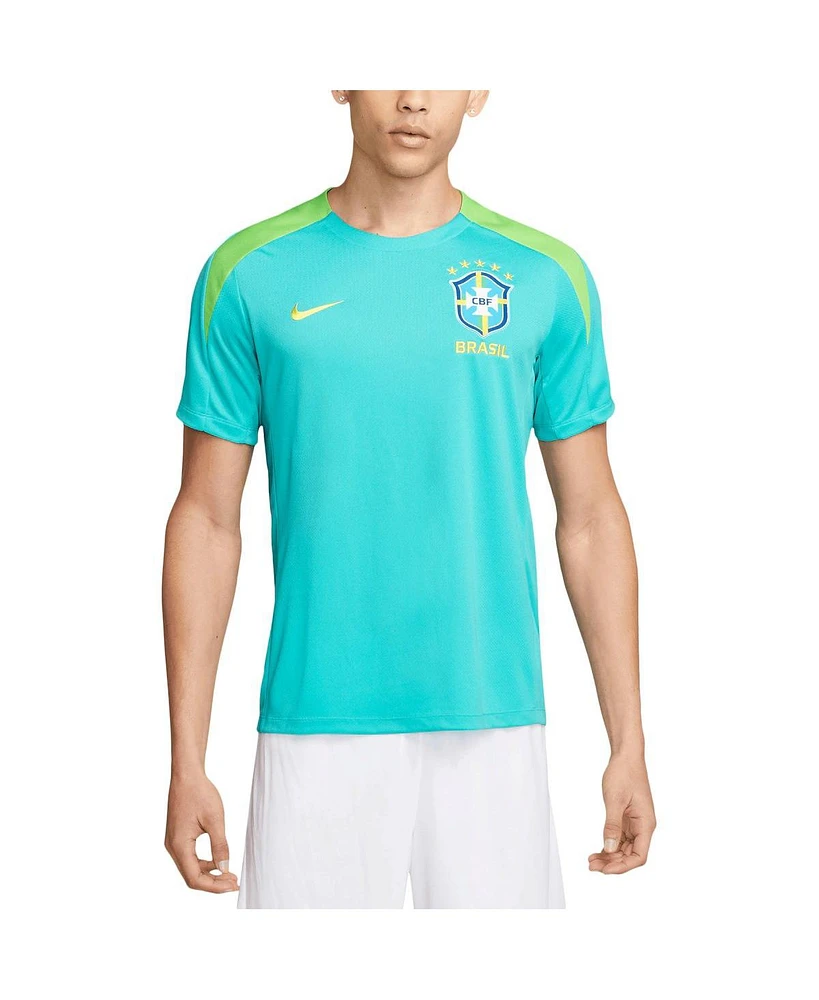 Nike Men's Aqua Brazil National Team 2024 Strike Performance Top