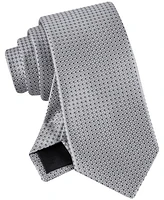 Calvin Klein Men's Sabrina Micro-Grid Tie