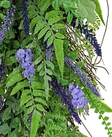 National Tree Company 30 Fern and Astilbe Flowers Teardrop