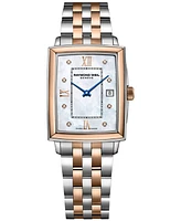 Raymond Weil Women's Swiss Toccata Diamond Accent Two-Tone Stainless Steel Bracelet Watch 23x28mm