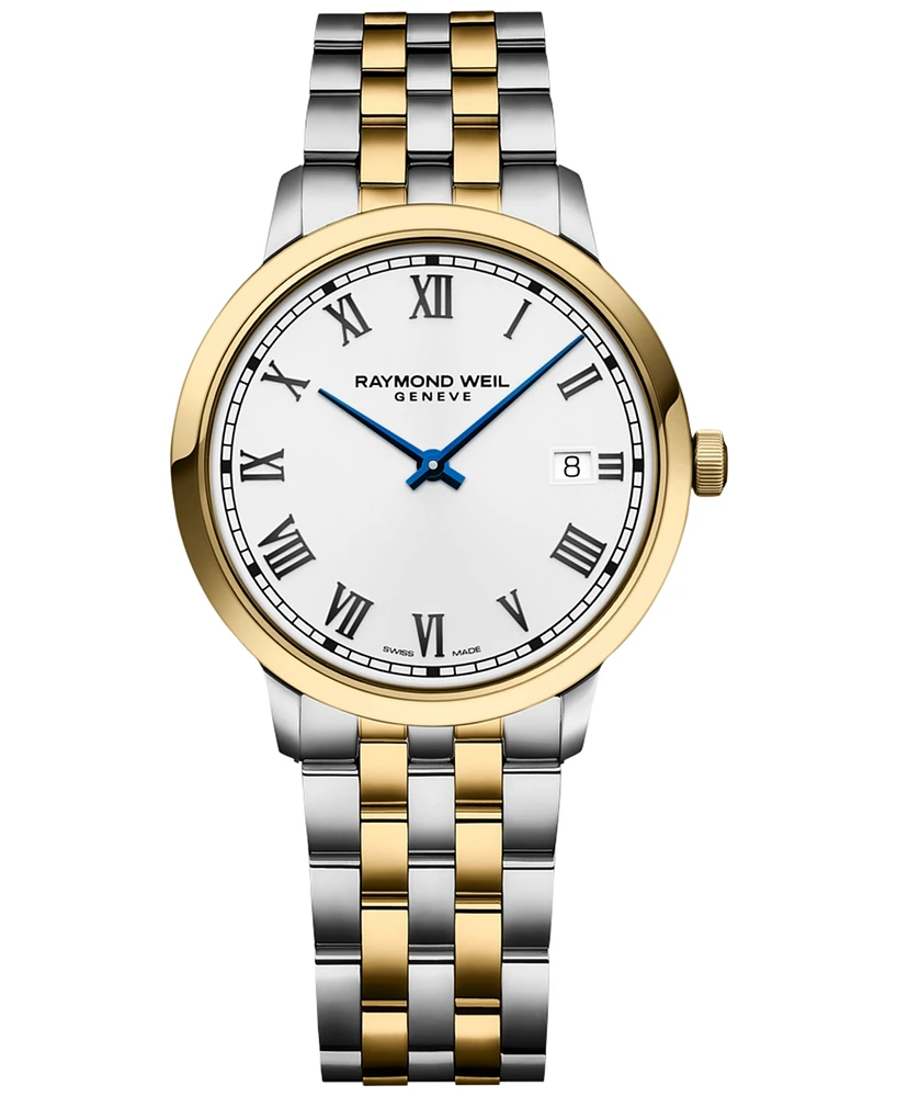 Raymond Weil Women's Swiss Toccata Two-Tone Stainless Steel Bracelet Watch 39mm