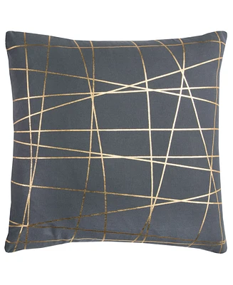 Rachel Kate Abstract Polyester Filled Decorative Pillow, 20" x 20"