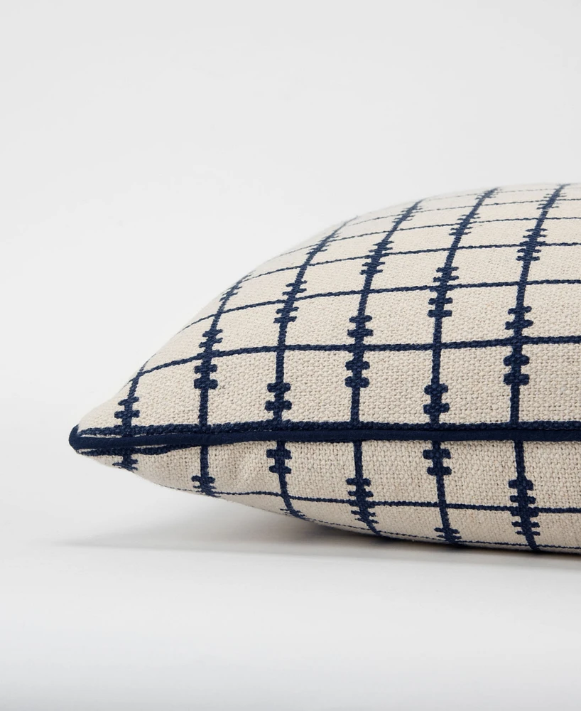 Donny Osmond Geometrical Design Polyester Filled Decorative Pillow