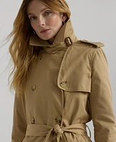 Lauren Ralph Women's Double-Breasted Trench Coat