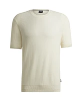 Boss by Hugo Men's Regular-Fit Short Sleeved Sweater