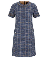 Boss by Hugo Women's Tweed Check Dress