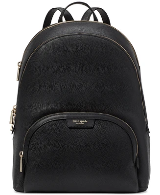 kate spade new york Hudson Pebbled Leather Large Backpack