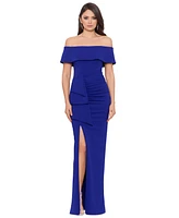 Xscape Off-The-Shoulder Gown