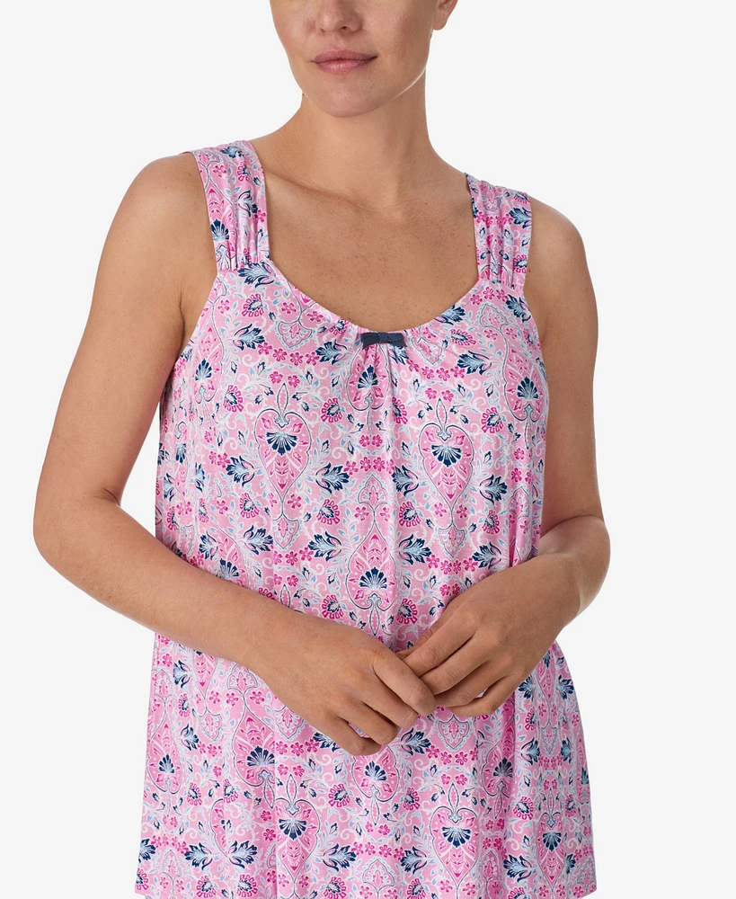 Ellen Tracy Women's Sleeveless Cropped Pj Set