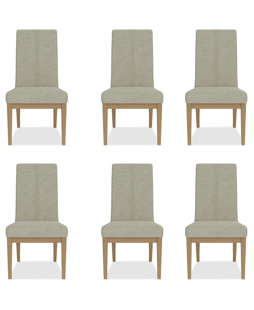 Davie 6 Pc. Upholstered Side Chair Set