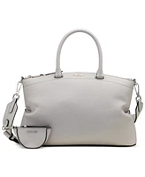 Cypress Top Zip Convertible Satchel with Pouch