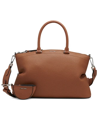 Cypress Top Zip Convertible Satchel with Pouch