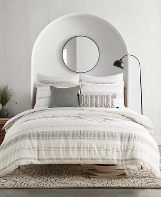 Levtex Pickford Tribal Stripe 3-Pc. Duvet Cover Set, King/California King