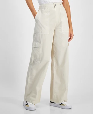 Calvin Klein Jeans Women's Cotton High-Rise Cargo Pants