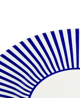 Spode Blue Italian Steccato Narrow Stripe Side Plates, Set of 4