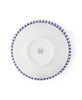 Spode Blue Italian Steccato Rimless Bowls, Set of 4