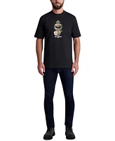 Karl Lagerfeld Paris Men's Cotton Textured Armour Graphic T-Shirt, Created for Macy's