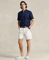 Polo Ralph Lauren Men's Short-Sleeve Linen Button-Up