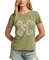 Lucky Brand Women's One With The Stars Classic Cotton Crewneck T-Shirt