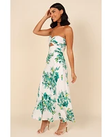 Petal and Pup Women's Teagan Strapless Midi Dress