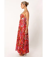 Achanti Pleated Maxi Women's Dress