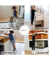 Kids Step Stools for Bathroom Sink with Anti-Slip Surface and Base