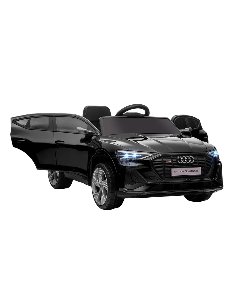 Aosom 12V Kids Electric Ride On Car, Licensed Audi E-tron with Seat, Remote