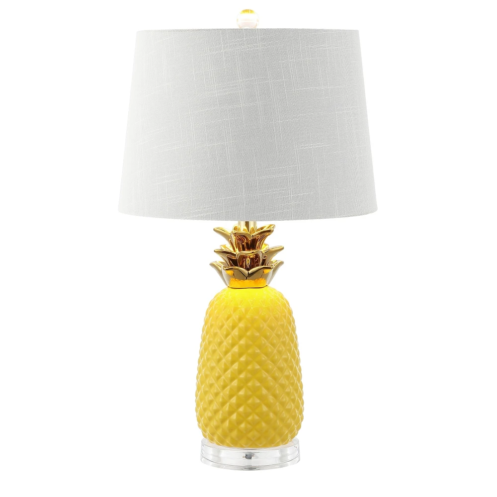 Jonathan Y Pineapple Ceramic Led Table Lamp